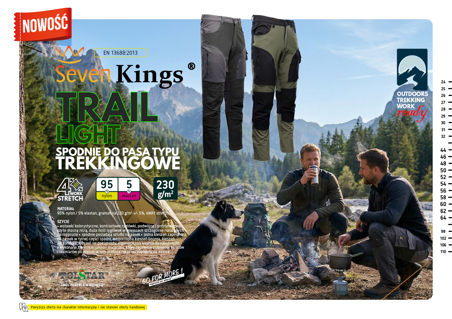 Nowość - nowy kolor - Seven Kings Trail Light